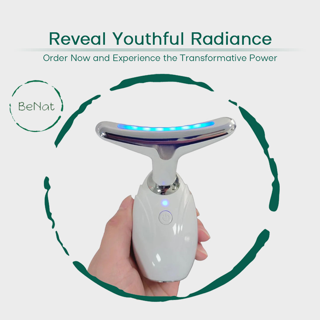 Neck &amp; Face Lifting LED Therapy Device