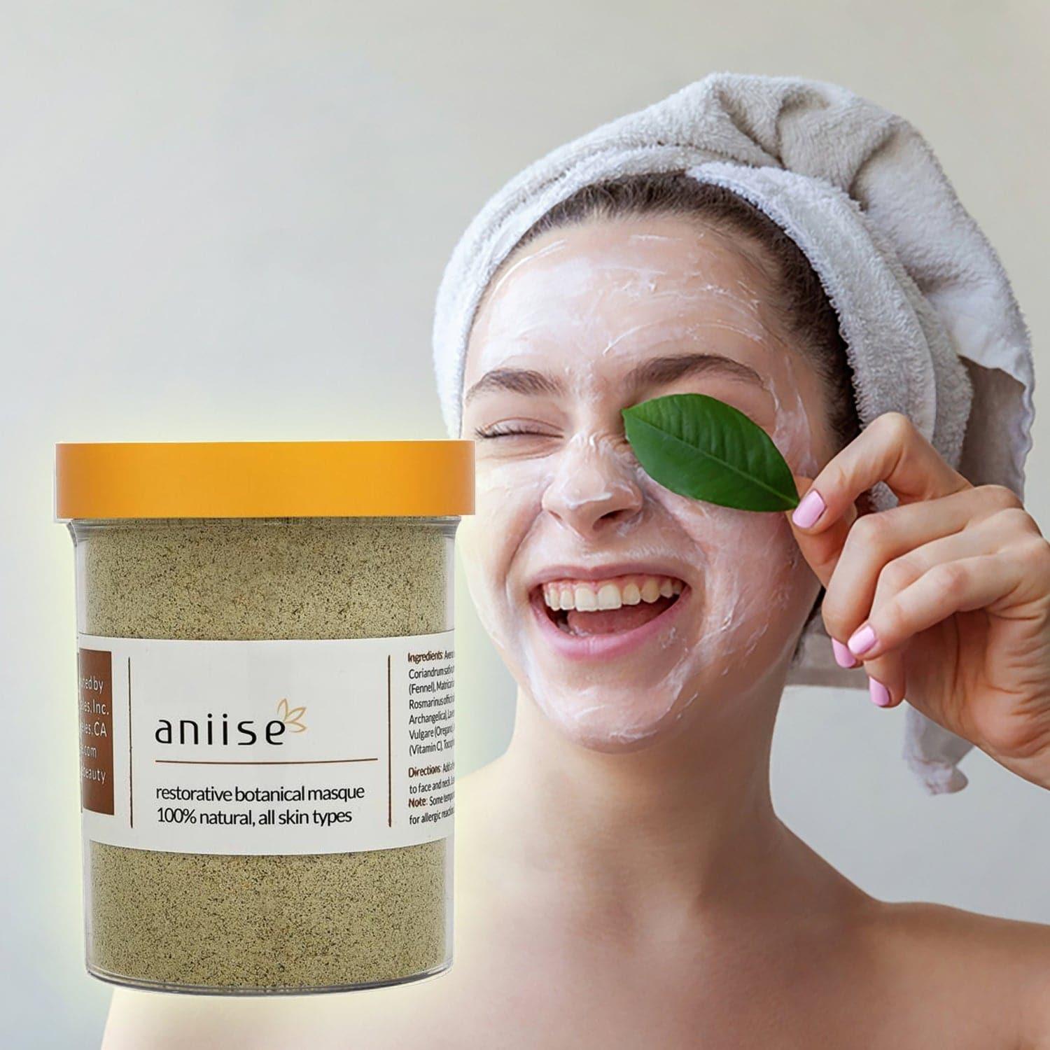 Restorative Botanical Face Mask - Loaded with Vitamin C, E and B+ Collagen - reversedskincare