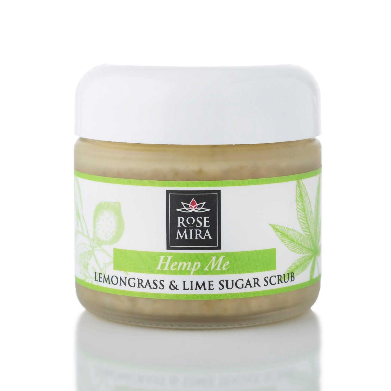 Hemp Me- Lemongrass &amp; Lime Sugar Body Scrub - reversedskincare